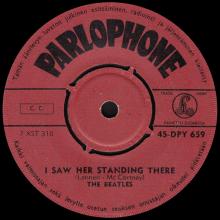 THE BEATLES FINLAND - 005 - 45-DPY 659 - ALL MY LOVING ⁄ I SAW HER STANDING THERE - LENNEN - pic 3