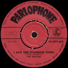 THE BEATLES FINLAND - 005 - 45-DPY 659 - ALL MY LOVING ⁄ I SAW HER STANDING THERE - LENNON - pic 3