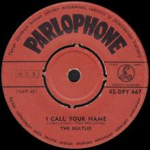 THE BEATLES FINLAND - 009 - 45-DPY 667 - LONG TALL SALLY ⁄ I CALL YOUR NAME - pic 1