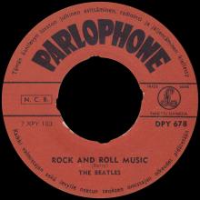 THE BEATLES FINLAND - 014 - 45-DPY 678 - ROCK AND ROLL MUSIC ⁄ EIGHT DAYS A WEEK - pic 1