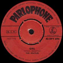 THE BEATLES FINLAND - 019 - 45-DPY 696 - MICHELLE ⁄ GIRL - pic 3