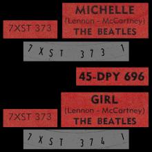 THE BEATLES FINLAND - 019 - 45-DPY 696 - MICHELLE ⁄ GIRL - pic 2