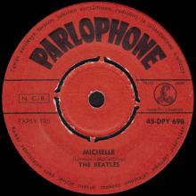 THE BEATLES FINLAND - 020 - 45-DPY 698 - MICHELLE ⁄ NOWHERE MAN - pic 1