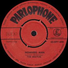 THE BEATLES FINLAND - 020 - 45-DPY 698 - MICHELLE ⁄ NOWHERE MAN - pic 3