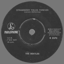 THE BEATLES FINLAND - 023 - A-B  - R 5570 - STRAWBERRY FIELDS FOREVER ⁄ PENNY LANE - pic 1