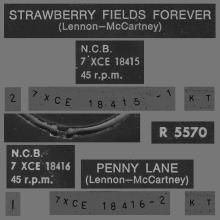 THE BEATLES FINLAND - 023 - A-B  - R 5570 - STRAWBERRY FIELDS FOREVER ⁄ PENNY LANE - pic 3
