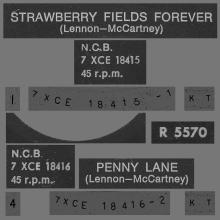THE BEATLES FINLAND - 023 - A-B  - R 5570 - STRAWBERRY FIELDS FOREVER ⁄ PENNY LANE - pic 4