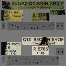 THE BEATLES FINLAND - 030 - R 5786 - THE BALLAD OF JOHN AND YOKO ⁄ OLD BROWN SHOE - pic 2