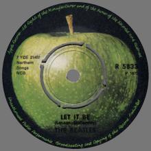 THE BEATLES FINLAND - 032 - R 5833 - LET IT BE ⁄ YOU KNOW MY NAME (LOOK UP THE NUMBER) - pic 1