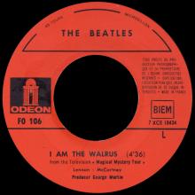THE BEATLES FRANCE 45 - 1967 11 30 - SLEEVE 1 C - FO 106 - HELLO, GOODBYE ⁄ I AM THE WALRUS - MISPRINT - pic 6