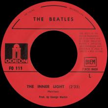 THE BEATLES FRANCE 45 - 1968 03 18 - SLEEVE A - L FO 111 - THE LADY MADONNA ⁄ THE INNER LIGHT - CF 128  - pic 6