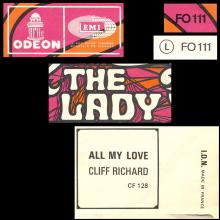 THE BEATLES FRANCE 45 - 1968 03 18 - SLEEVE A - L FO 111 - THE LADY MADONNA ⁄ THE INNER LIGHT - CF 128  - pic 1