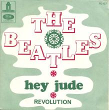 THE BEATLES FRANCE 45 - 1968 08 30 - SLEEVE A - FO 106 - HEY JUDE ⁄ REVOLUTION  - pic 1