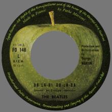 THE BEATLES FRANCE 45 - 1969 01 23 - SLEEVE A RECORD 1 - APPLE - L FO 148 - OB-LA-DI OB-LA-DA ⁄ WHILE MY GUITAR GENTLY WEEPS  - pic 5