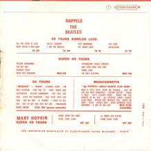 THE BEATLES FRANCE 45 - 1969 04 15 - PAPER SLEEVE B ⁄ RECORD 1 - APPLE - L 2 C 006-04084 M - GET BACK ⁄ DON'T LET ME DOWN - pic 2