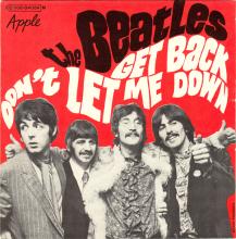 THE BEATLES FRANCE 45 - 1969 04 15 - PAPER SLEEVE B ⁄ RECORD 2 - APPLE - L 2 C 006-04084 M - GET BACK ⁄ DON'T LET ME DOWN - pic 1