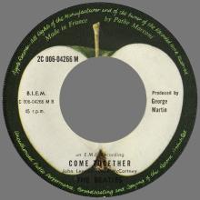 THE BEATLES FRANCE 45 - 1969 10 20 - SLEEVE A ⁄ RECORD 1 - APPLE - 2 C 006-04266 M - SOMETHING ⁄ COME TOGETHER - pic 6
