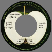 THE BEATLES FRANCE 45 - 1969 10 20 - SLEEVE F ⁄ RECORD 2 - APPLE - 2 C 006-04266 M - SOMETHING ⁄ COME TOGETHER - pic 6
