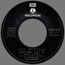 THE BEATLES FRANCE 45 - 1977 05 00 - PARLOPHONE - EA 2 C 006-04478 - TICKET TO RIDE ⁄ DIZZY MISS LIZZY - pic 6