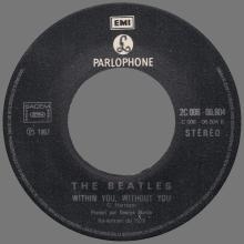 THE BEATLES FRANCE 45 - 1978 09 30 - PARLOPHONE - EC 2 C 008-06804 - SGT. PEPPER'S LONELY HEARTS C B ⁄ WITHIN YOU, WITHOUT YOU - pic 6