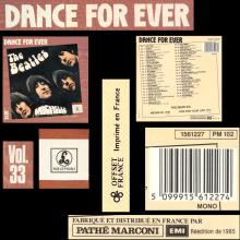 THE BEATLES FRANCE 45 - 1985 00 00 - PARLOPHONE - 1561227 - MICHELLE ⁄ RUN FOR YOUR LIFE - DANCE FOR EVER VOL.33 - pic 1