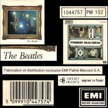 THE BEATLES FRANCE 45 - 1986 04 00 - PARLOPHONE - 1044757 PM 102 - PENNY LANE ⁄ STRAWBERRY FIELDS FOREVER - SLEEVE A  - pic 3