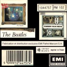THE BEATLES FRANCE 45 - 1986 04 00 - PARLOPHONE - 1044757 PM 102 - PENNY LANE ⁄ STRAWBERRY FIELDS FOREVER - SLEEVE B - pic 7