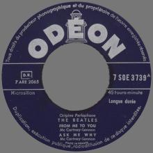 THE BEATLES FRANCE EP - A - 1963 10 16 - 1964 02 00 - BLUE TYPE 2 - ODEON SOE 3739 - SANDWICH COVER - pic 4
