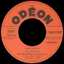 THE BEATLES FRANCE EP - A - 1963 10 16 - ORANGE TYPE 1 - ODEON SOE 3739 - pic 5