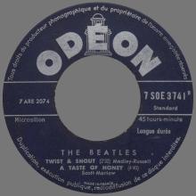 THE BEATLES FRANCE EP - A - 1963 10 21 - SLEEVE A1 LABEL TYPE 1 - ODEON SOE 3741 STANDARD - pic 6