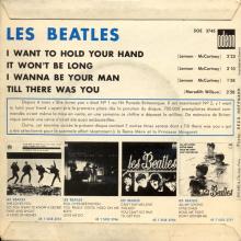 THE BEATLES FRANCE EP - A - 1964 01 14 - SLEEVE 0 LABEL BLUE  - ODEON SOE 3745  - pic 2