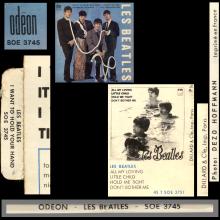 THE BEATLES FRANCE EP - A - 1964 01 14 - SLEEVE 2 LABEL ORANGE 2 - ODEON SOE 3745  - pic 2