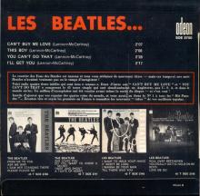 THE BEATLES FRANCE EP - A - 1964 04 06 - SLEEVE 1 RECORD 1 - ODEON SOE 3750 - pic 6