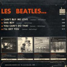 THE BEATLES FRANCE EP - A - 1964 04 06 - SLEEVE 2 RECORD 2 - ODEON SOE 3750 - pic 6