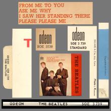 THE BEATLES FRANCE EP - A - 1963 10 16 - BLUE TYPE 1 - 2 - 3 - 4 - 5 - ODEON SOE 3739 - pic 1