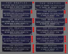 THE BEATLES FRANCE EP - A - 1963 10 21 - BLUE TYPE 1 - 2 - 3 - 4 - 5 - 6 - ODEON SOE 3741  - pic 1