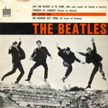 THE BEATLES FRANCE EP - A - 1963 10 21 - SLEEVE A1 LABEL TYPE 2 - ODEON SOE 3741 - pic 1