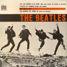 THE BEATLES FRANCE EP - A - 1963 10 21 - SLEEVE B LABEL TYPE 4 - ODEON SOE 3741 - pic 1