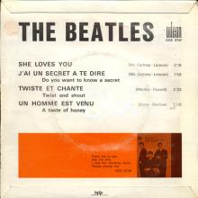 THE BEATLES FRANCE EP - A - 1963 10 21 - SLEEVE B LABEL TYPE 4 - ODEON SOE 3741 - pic 6