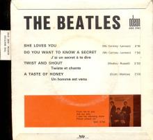 THE BEATLES FRANCE EP - A - 1963 10 21 - SLEEVE C LABEL TYPE 3 ⁄ 2 - ODEON SOE 3741 - pic 6