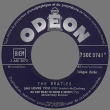 THE BEATLES FRANCE EP - A - 1963 10 21 - SLEEVE B LABEL TYPE 4 - ODEON SOE 3741 - pic 3