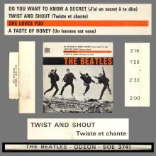 THE BEATLES FRANCE EP - A - 1963 10 21 - SLEEVE C LABEL TYPE 3 ⁄ 2 - ODEON SOE 3741 - pic 1