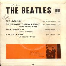THE BEATLES FRANCE EP - A - 1963 10 21 - SLEEVE C LABEL TYPE 5 - ODEON SOE 3741 - pic 6