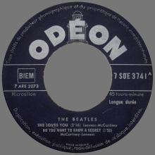 THE BEATLES FRANCE EP - A - 1963 10 21 - SLEEVE C LABEL TYPE 5 - ODEON SOE 3741 - pic 3