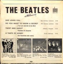 THE BEATLES FRANCE EP - A - 1963 10 21 - SLEEVE D LABEL TYPE ORANGE 3 - ODEON SOE 3741 - pic 5