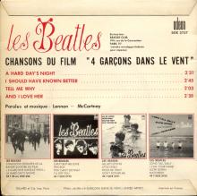 THE BEATLES FRANCE EP - A - 1964 09 11 - SLEEVE 1 RECORD 1 - ODEON SOE 3757 - pic 2