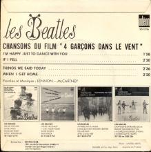 THE BEATLES FRANCE EP - A - 1964 10 06 - ODEON SOE 3756  - pic 2