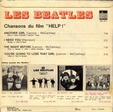 THE BEATLES FRANCE EP - A - 1965 09 01 - SLEEVE 0 RECORD 1 - ODEON SOE 3771 -1 - pic 1