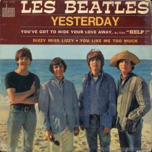 THE BEATLES FRANCE EP - A - 1965 10 01 - SLEEVE 0 RECORD 1 - ODEON SOE 3772 - pic 2