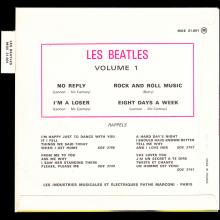THE BEATLES FRANCE EP - B - 1965 04 00 - MOE 21001 - LES BEATLES VOLUME 1 - pic 6